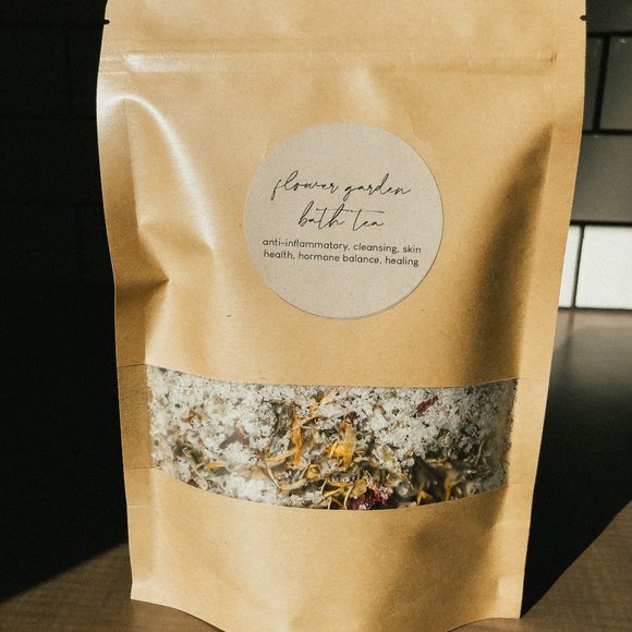Flower Garden Bath Tea / Salt Soak - Picture 1 of 3